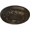Ekena Millwork Odessa Ceiling Medallion (Fits Canopies up to 2 1/2"), 7 1/2"OD x 1 1/8"P, Stone Hearth Crackle CM07ODSHC - alternate 5